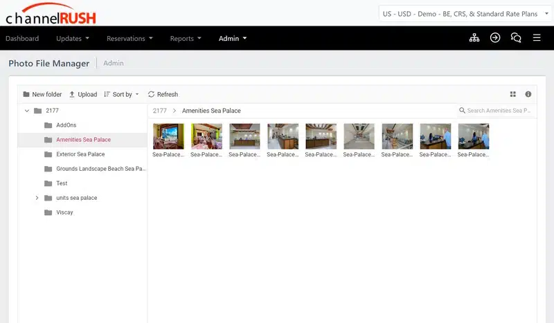 Panel multi-propiedad de ChannelRUSH (placeholder)